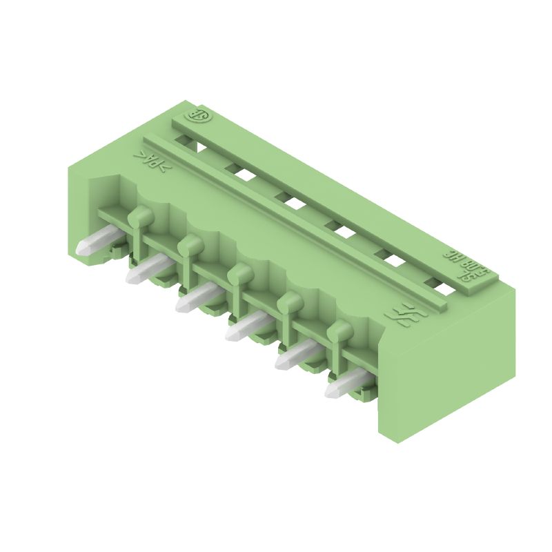 1397390000 - 5.08mm 6-Pole Male Header Connector, THT Solder, Pale Green  (Pack of 50)