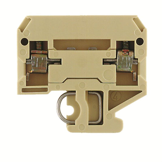 0412960000 - Beige 4mm² Screw Terminal Rated 10A/250V  (Pack of 50)