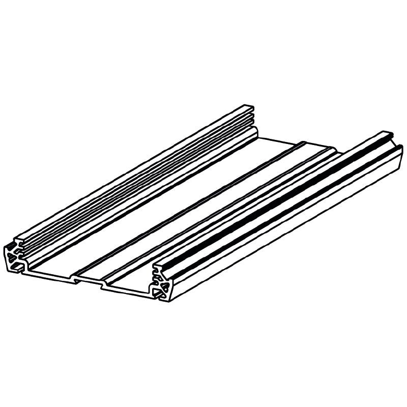 4183130000 - 2000mm Pebble Grey RS 80 Profile Housing  (Pack of 2)