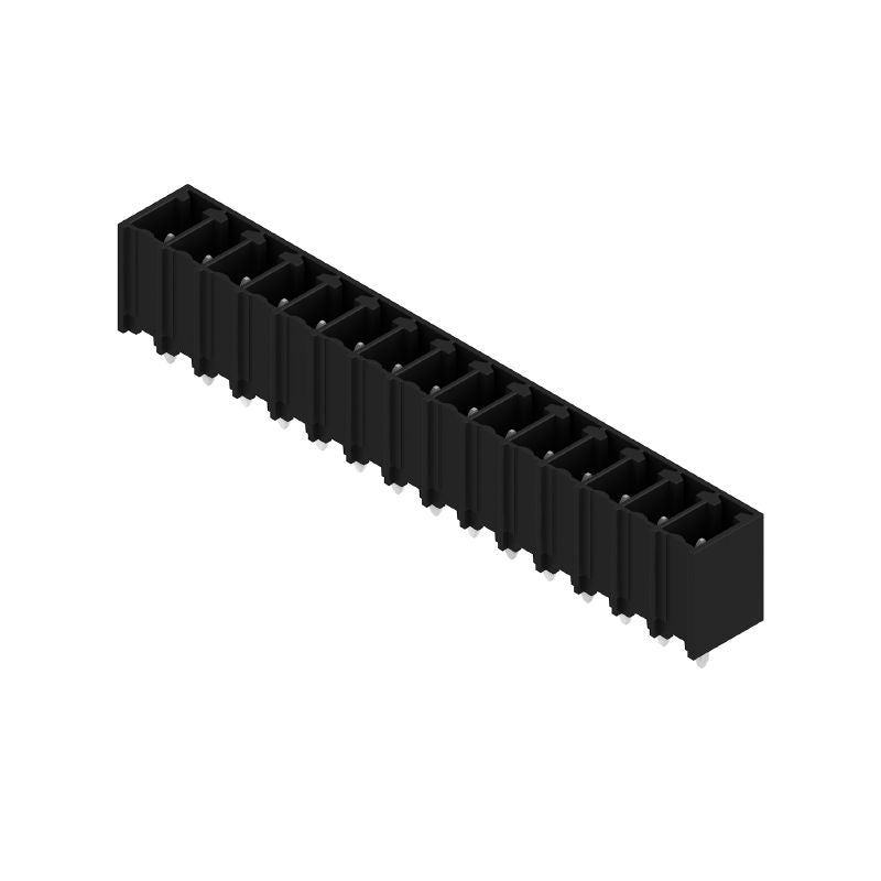 1863400000 - 3.81mm 15-Pole Male Header Connector, Black Finish, Box of 50  (Pack of 50)