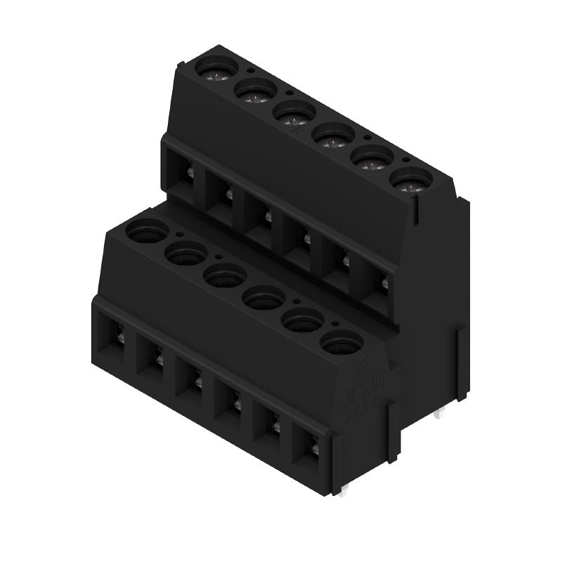 1769120000 - 5.08mm Pitch Black 12-Pole PCB Terminal, 3.5mm Solder Pins  (Pack of 36)