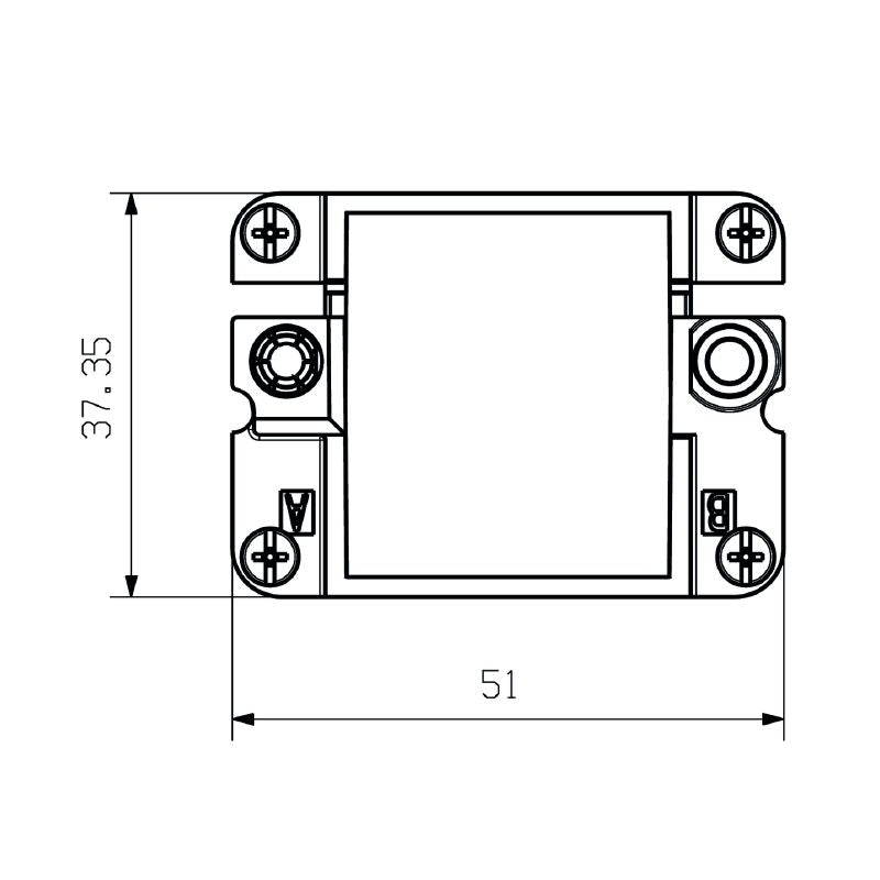 1428920000 - RoHS Compliant Diecast Zinc Connector, 37.35 mm Depth