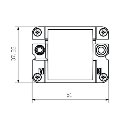 1428920000 - RoHS Compliant Diecast Zinc Connector, 37.35 mm Depth