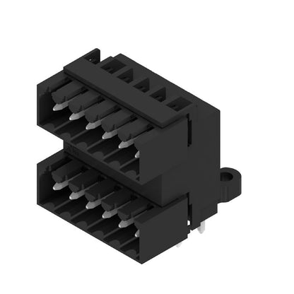 2000900000 - Black 12-Pole 3.50mm PCB Connector with 90° Elbow  (Pack of 50)