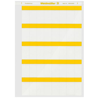 1695721687 - Yellow 23 x 55 mm Cable Markers for 6.8-12 mm Conductors  (Pack of 10)