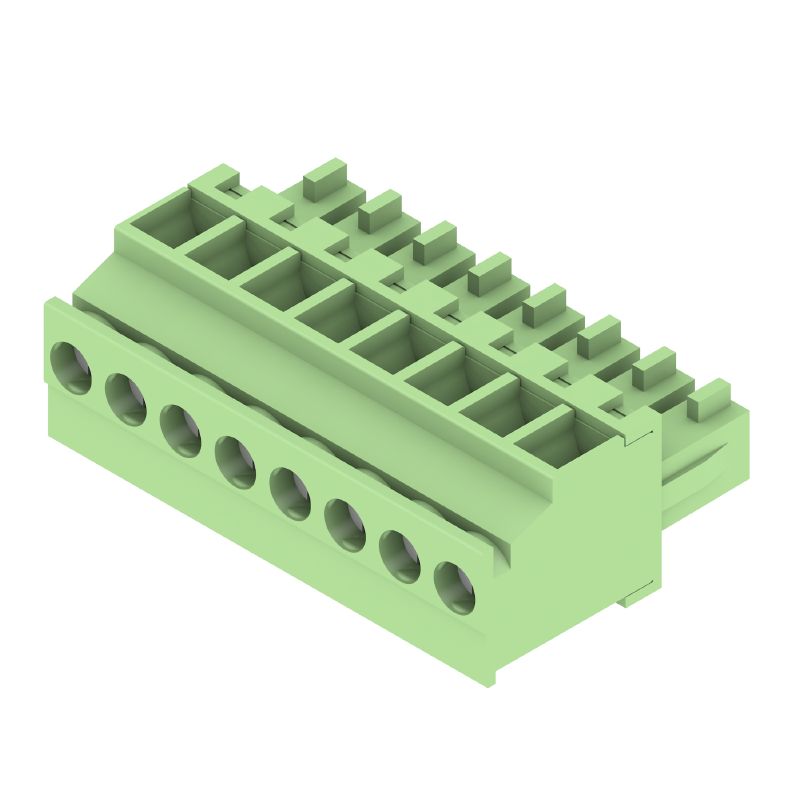 1798740000 - 3.81mm 8-Pole PCB Female Connector with Clamping Yoke  (Pack of 50)