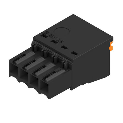 2537940000 - 4-Pole PCB Plug Connector, 180° Angle, Push-In Mechanism  (Pack of 84)