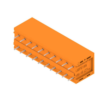 1330530000 - 5mm 10-Pole PCB Terminal 180° Angle with PUSH-IN Connection  (Pack of 30)
