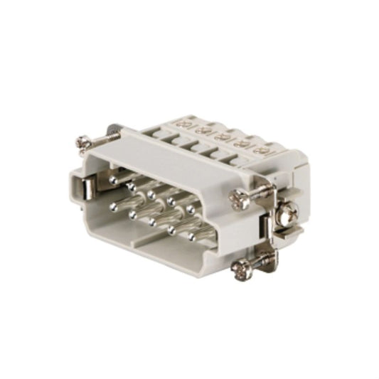 1650610000 - 10-Pole HDC Male Insert, 250V, ROHS, 56.6mm Depth