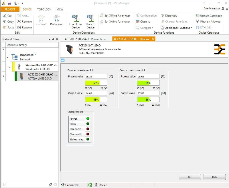 2456190000 - Dual Channel Isolating Converter for Hazardous Areas
