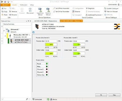 2456190000 - Dual Channel Isolating Converter for Hazardous Areas