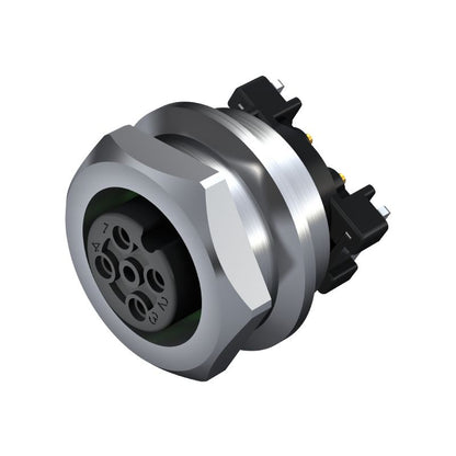 2422300000 - M12 PCB Connector, 4 Poles, RoHS Compliant, -30 to 80 °C  (Pack of 25)