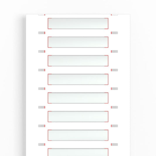 2437570000 - White Polyolefin Conductors, 1.6-4.8mm, 50.8x7.6mm, 1000 Rolls  (Pack of 1000)
