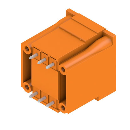 1030450000 - 6-Pole Orange PCB Connector, 3.81mm Pitch, 180° Orientation  (Pack of 52)