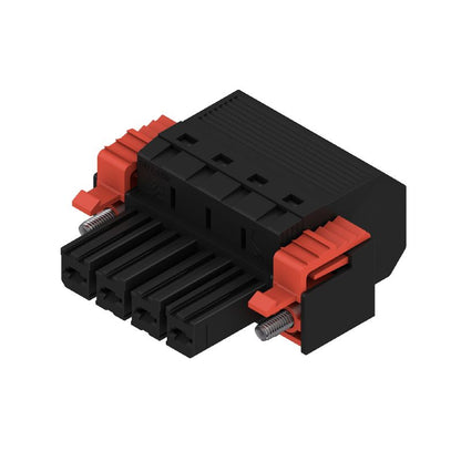 1060520000 - 4-Pole 180-Degree PCB Connector with PUSH IN Mechanism  (Pack of 30)