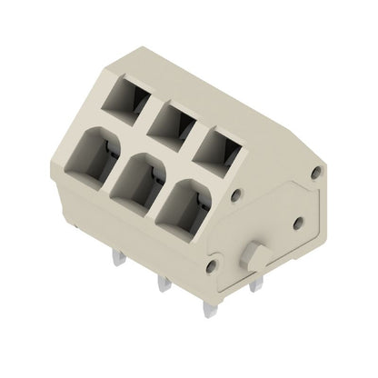 1811960000 - 5mm PCB Terminals, 3 Poles, 135° Angle, Tension-Clamp  (Pack of 100)