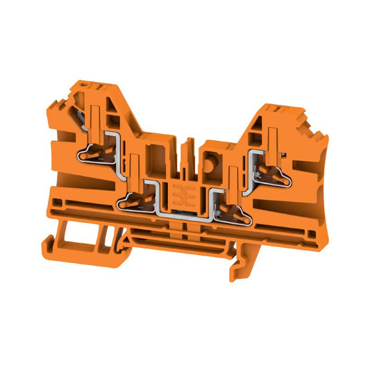 2872140000 - 4mm² Orange Terminal Block, 32A Feed-Through Connection  (Pack of 50)