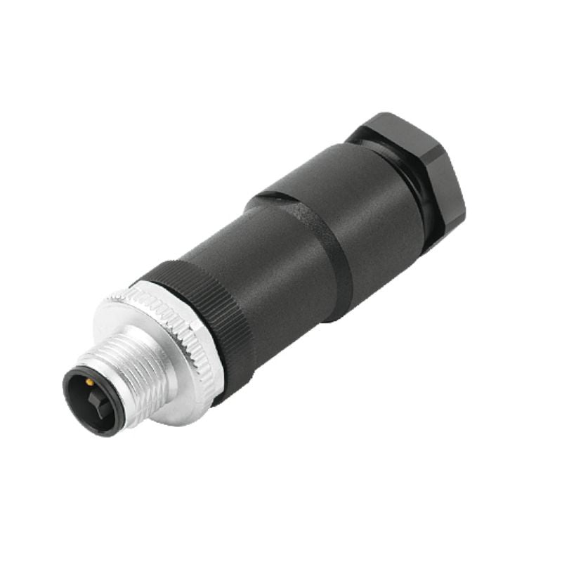 1391970000 - T-Coded M12 Connector, 8-10mm Cable, IP67 Rated