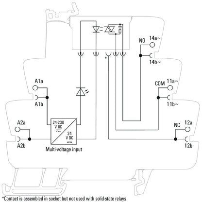 1127620000 - Solid-State Relay 24-240V AC with LED Indicator  (Pack of 10)