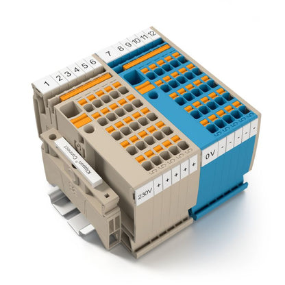 2522840000 - 2.5mm Modular Terminal with Blue Base, 800V, Push-In Connections  (Pack of 50)
