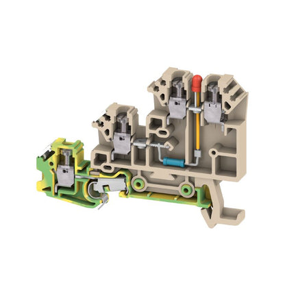 1783600000 - 3-Connection Dark Beige Terminal for 2.5 mm² Conductors  (Pack of 50)