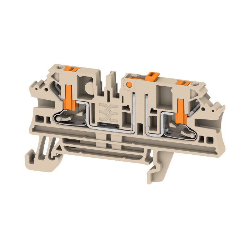 2898660000 - Dark Beige Test-Disconnect Terminal, 2.5mm², 20A Capacity  (Pack of 50)