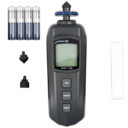 PCE-T 238 - Battery-Powered Handheld Tachometer for Speed Measurement