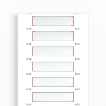 2438060000 - White Polyolefine Cable Markers, 50.8mm High, 3.2-6.4mm Width  (Pack of 1000)