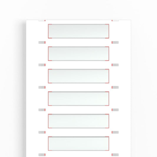 2438060000 - White Polyolefine Cable Markers, 50.8mm High, 3.2-6.4mm Width  (Pack of 1000)