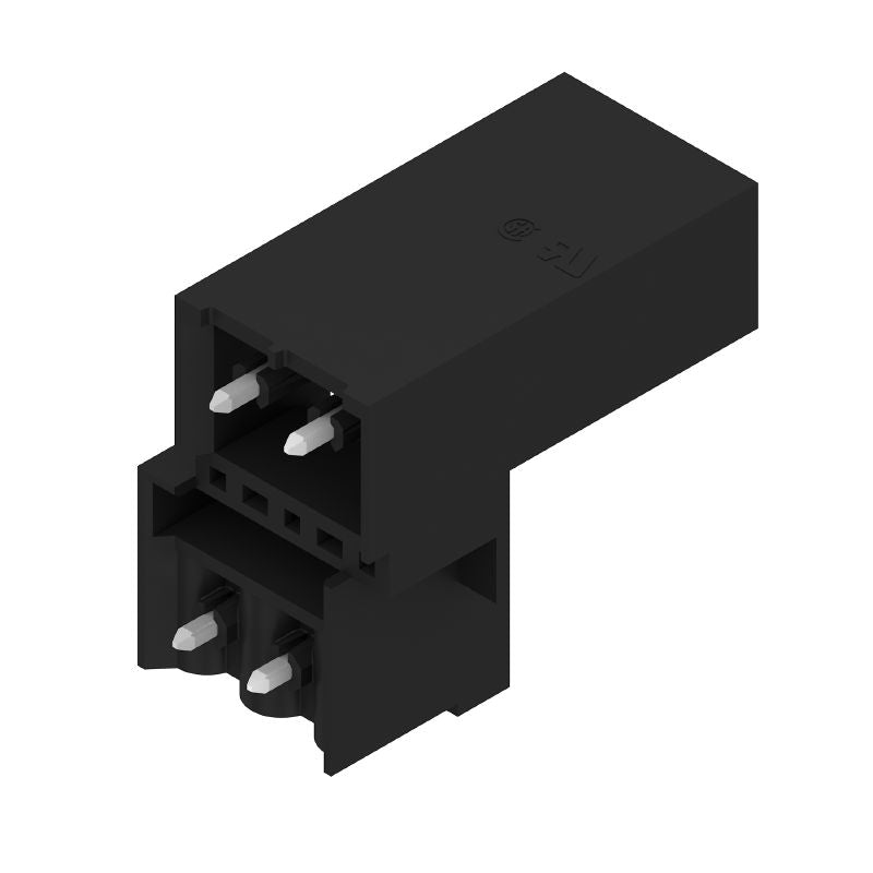 1894980000 - 5.00mm Black PCB Header Connector with 180° Elbow  (Pack of 50)