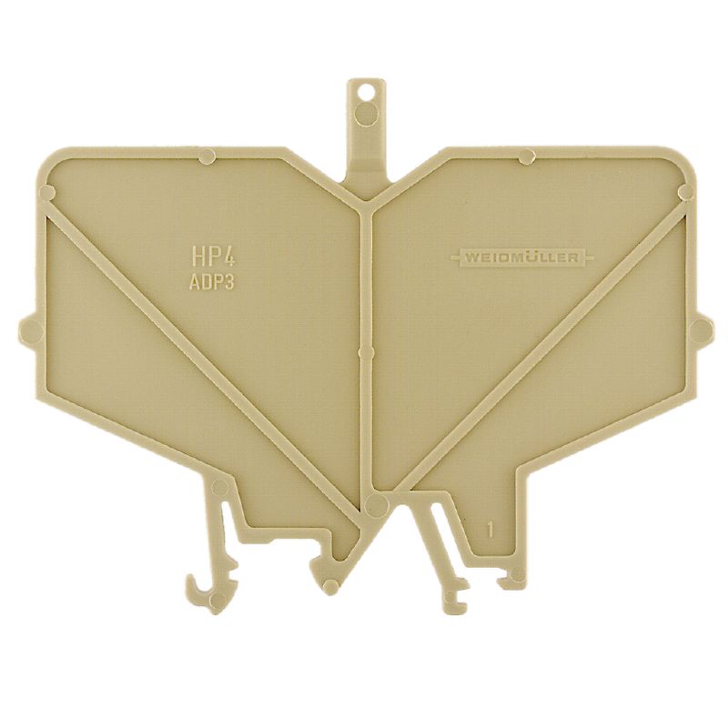 0485860000 - Beige End Partition Plate, 82mm Height, RoHS Compliant  (Pack of 20)