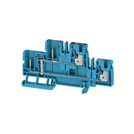 2540270000 - 4mm² Blue Feed-Through Terminal, 800V, 32A, 53.5mm Depth  (Pack of 50)