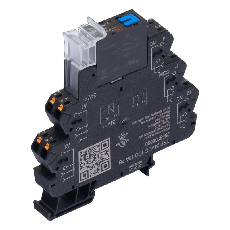 2988300000 - 24VUC Relay Module with 1 CO Contact, 16A Current  (Pack of 5)