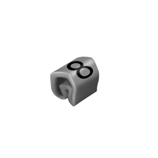 0252611527 - Grey PVC Cable Markers for 2.5-5mm Conductors  (Pack of 200)