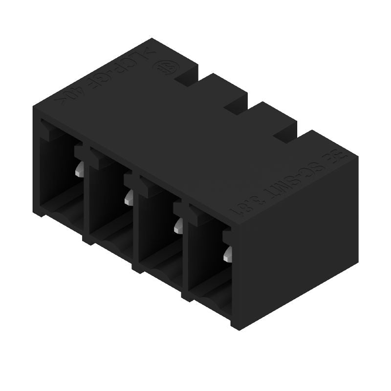 1863160000 - 3.81mm Black PCB Plug-In Connector with 4 Poles  (Pack of 400)