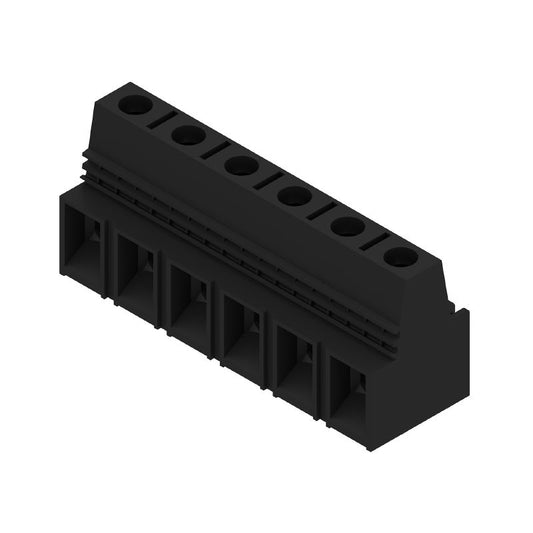 1226500000 - 15mm Terminal Block, 6 Poles, 90° Angle, Black Finish  (Pack of 10)