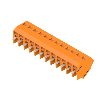 1845470000 - 5.00mm Orange PCB Terminal, 12 Poles, 135° Angle  (Pack of 50)