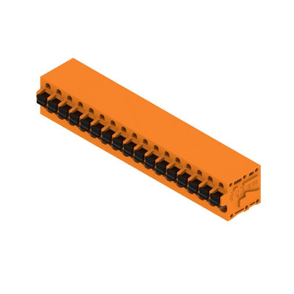 1331870000 - 5mm Pitch Orange PCB Terminals, 17 Poles, 90° Angle  (Pack of 15)