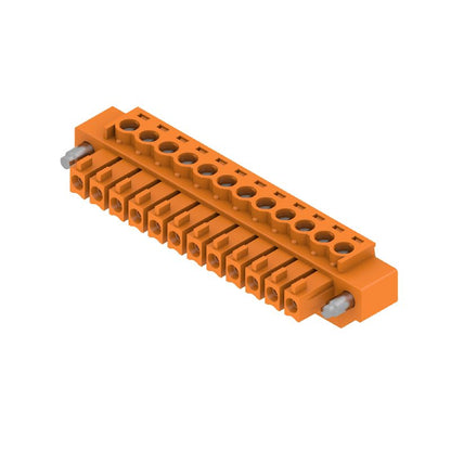 1941110000 - 12-Pole PCB Female Connector with 180° Clamping Yoke  (Pack of 50)