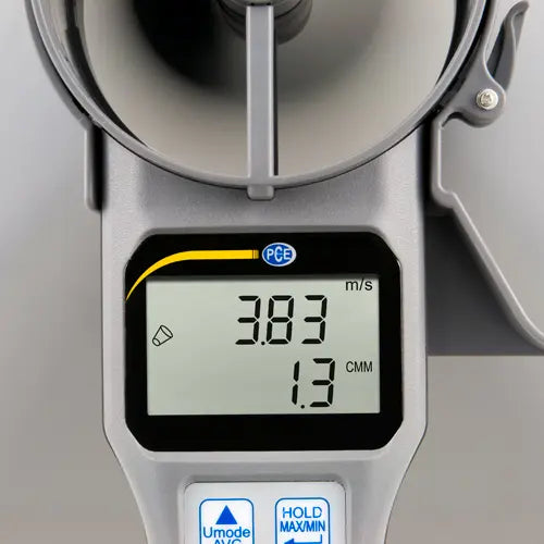 PCE-VA 20 - Versatile Thermometer with Flow Hood for HVAC Measurements