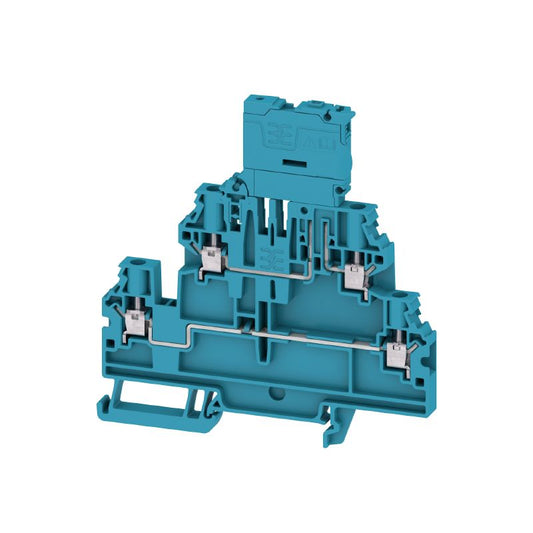 2893920000 - Blue Fuse Terminal, 4 Connections, 6.3A, 70V Rated  (Pack of 50)