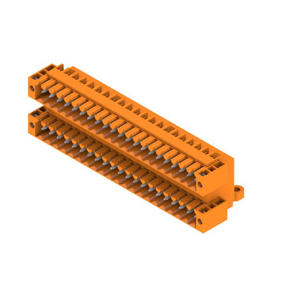 1634000000 - 3.50mm 42-Pole THT Male Connector, 90° Angle, Orange  (Pack of 10)