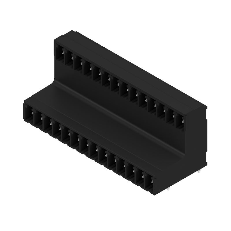 1033620000 - 3.81mm Black PCB Connector, 28 Poles, 90-Degree Elbow  (Pack of 20)