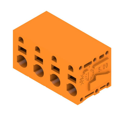 2667440000 - 7.50mm Pitch Orange Terminal with 4 Poles at 90°  (Pack of 50)