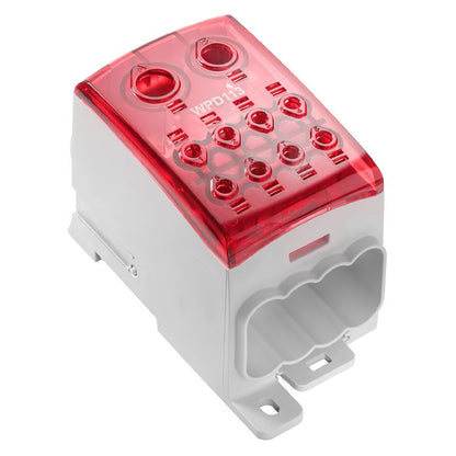 2730350000 - UL Certified Red Terminal, 185 mm², 353 A, 10 Connections