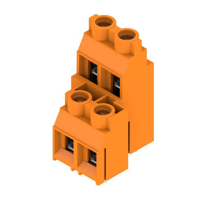 1926350000 - 9.52mm 4-Pole PCB Terminal, 90° Angle, Orange Tinned  (Pack of 10)