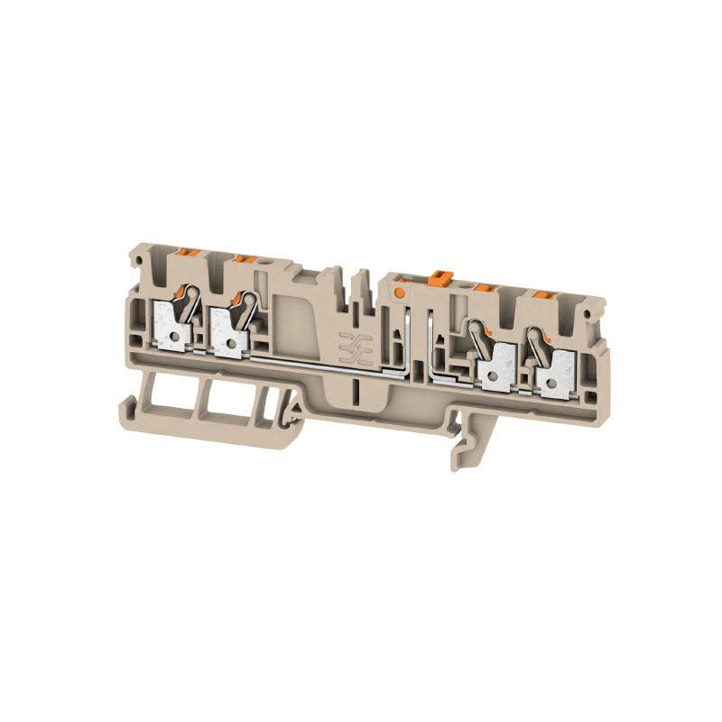 1989860000 - Dark Beige Push-In Test Terminal, 2.5mm², 20A Rated  (Pack of 50)