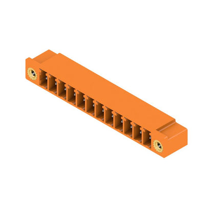 1942550000 - 3.81mm Tinned Orange Male Header Connector with 12 Poles  (Pack of 50)
