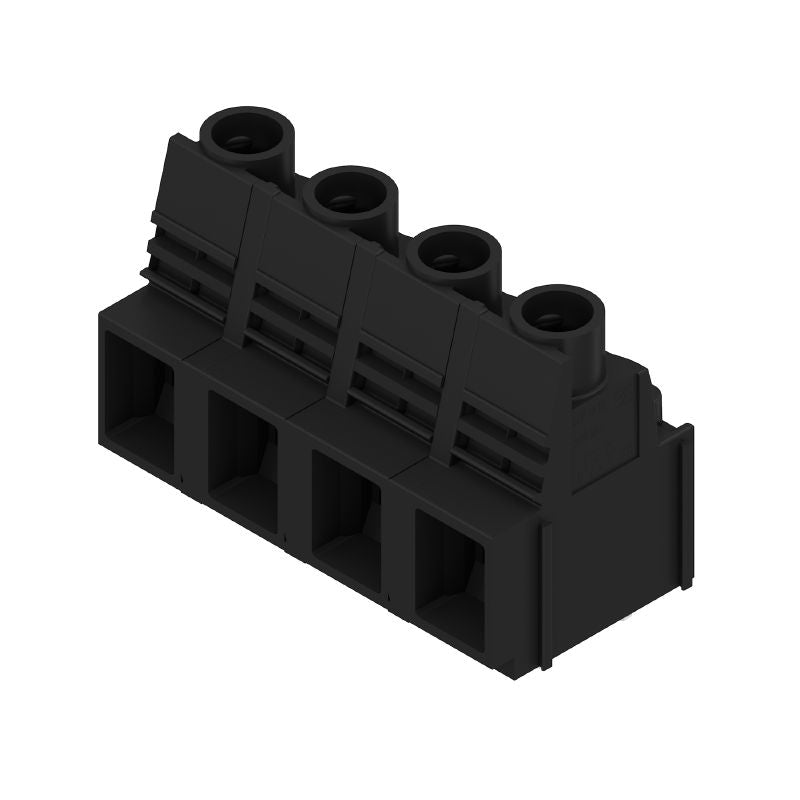 2014400000 - Black 12.70mm PCB Terminals, 4-Pole, 90° Angle  (Pack of 20)