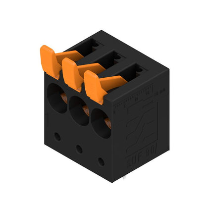 2453700000 - 10mm 3-Pole Circuit Board Terminal with 90° PUSH IN Design  (Pack of 40)